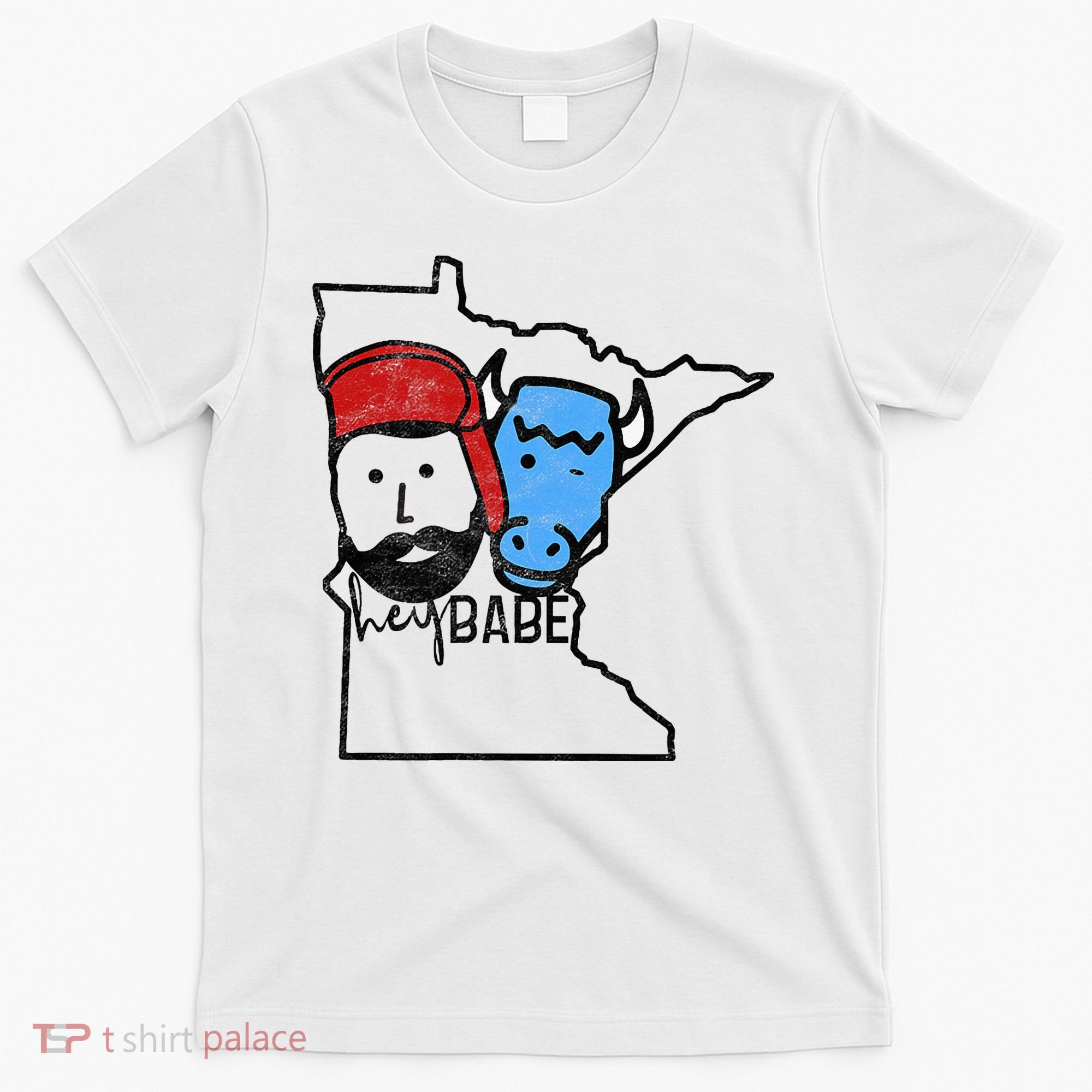 Cute Minnesota Babe Ox Paul Bunyan T-Shirt