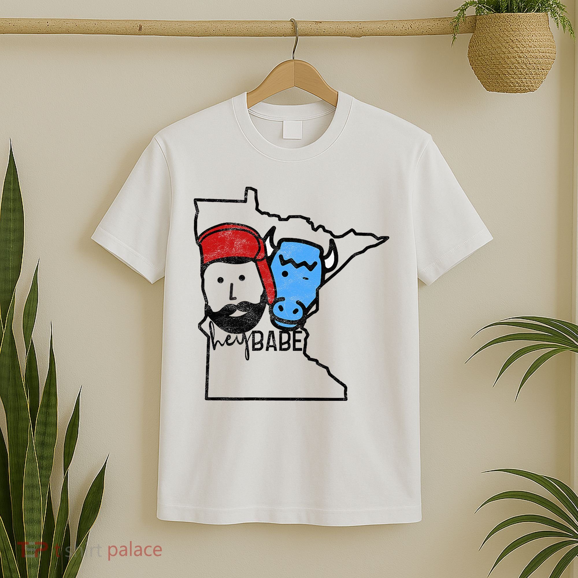 Cute Minnesota Babe Ox Paul Bunyan T-Shirt