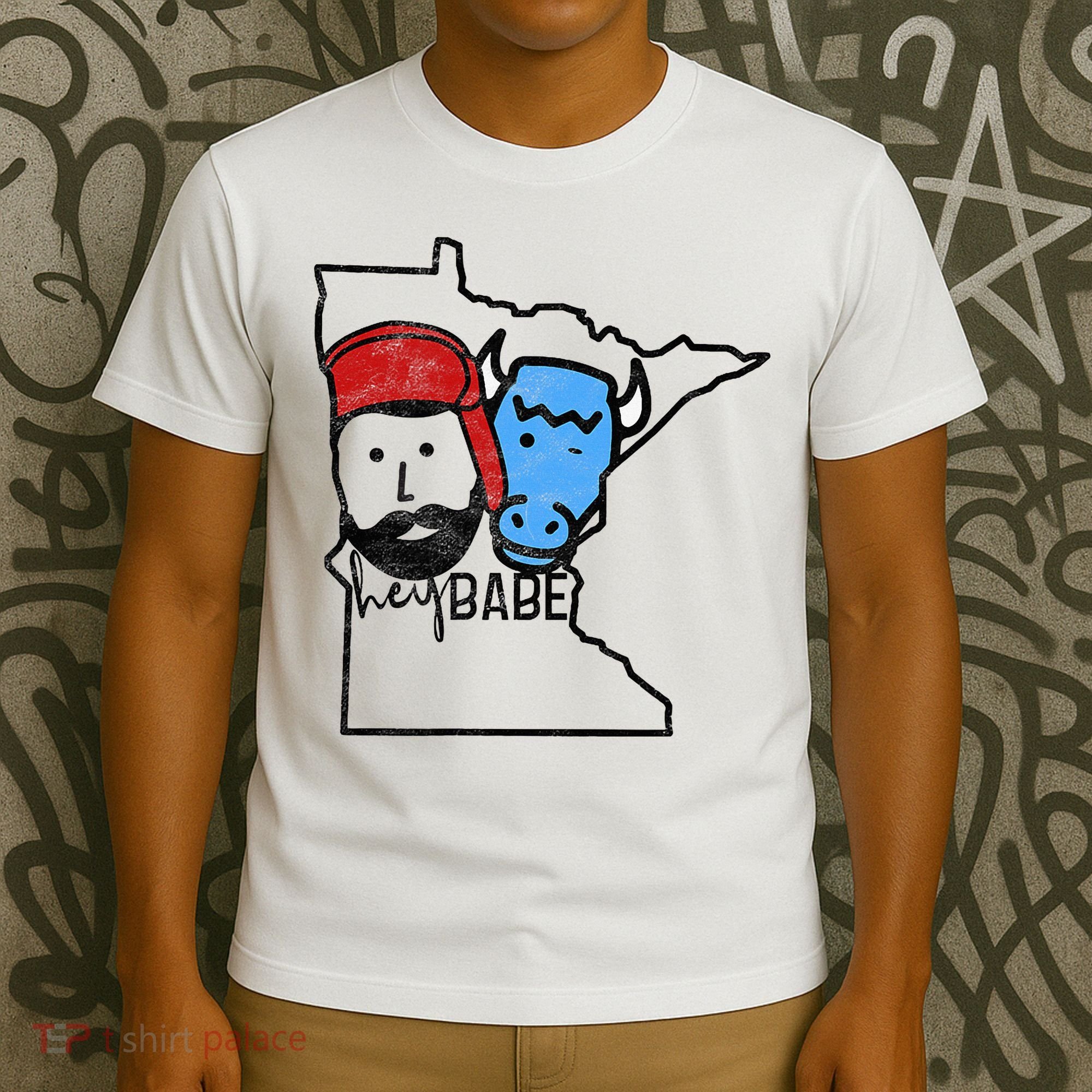 Cute Minnesota Babe Ox Paul Bunyan T-Shirt