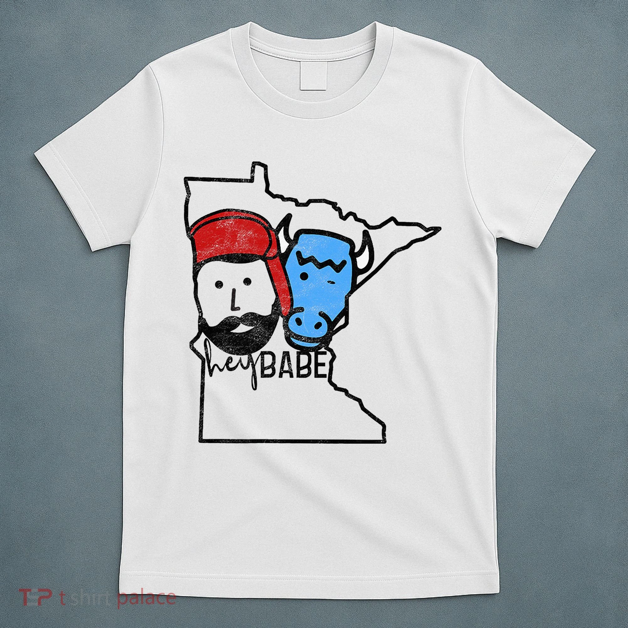 Cute Minnesota Babe Ox Paul Bunyan T-Shirt