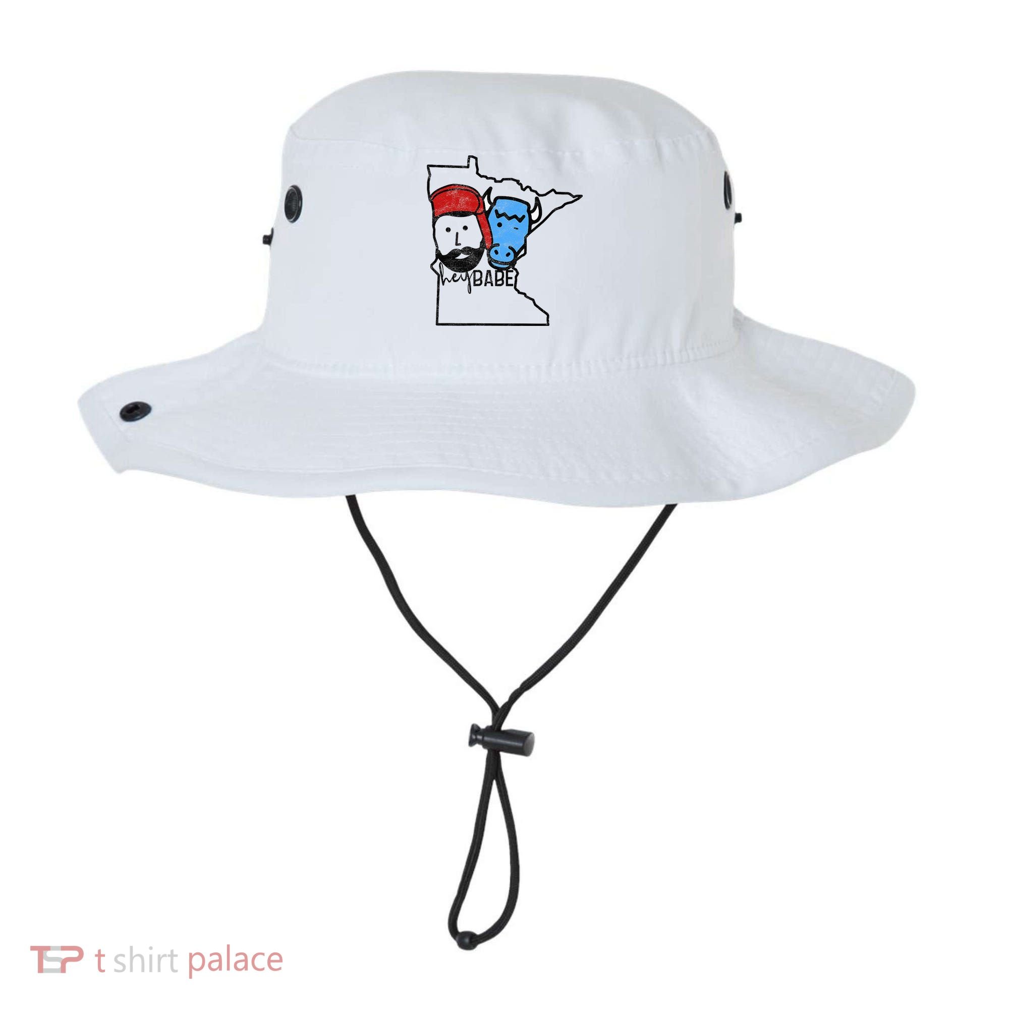 Cute Minnesota Babe Ox Paul Bunyan Bucket Hat