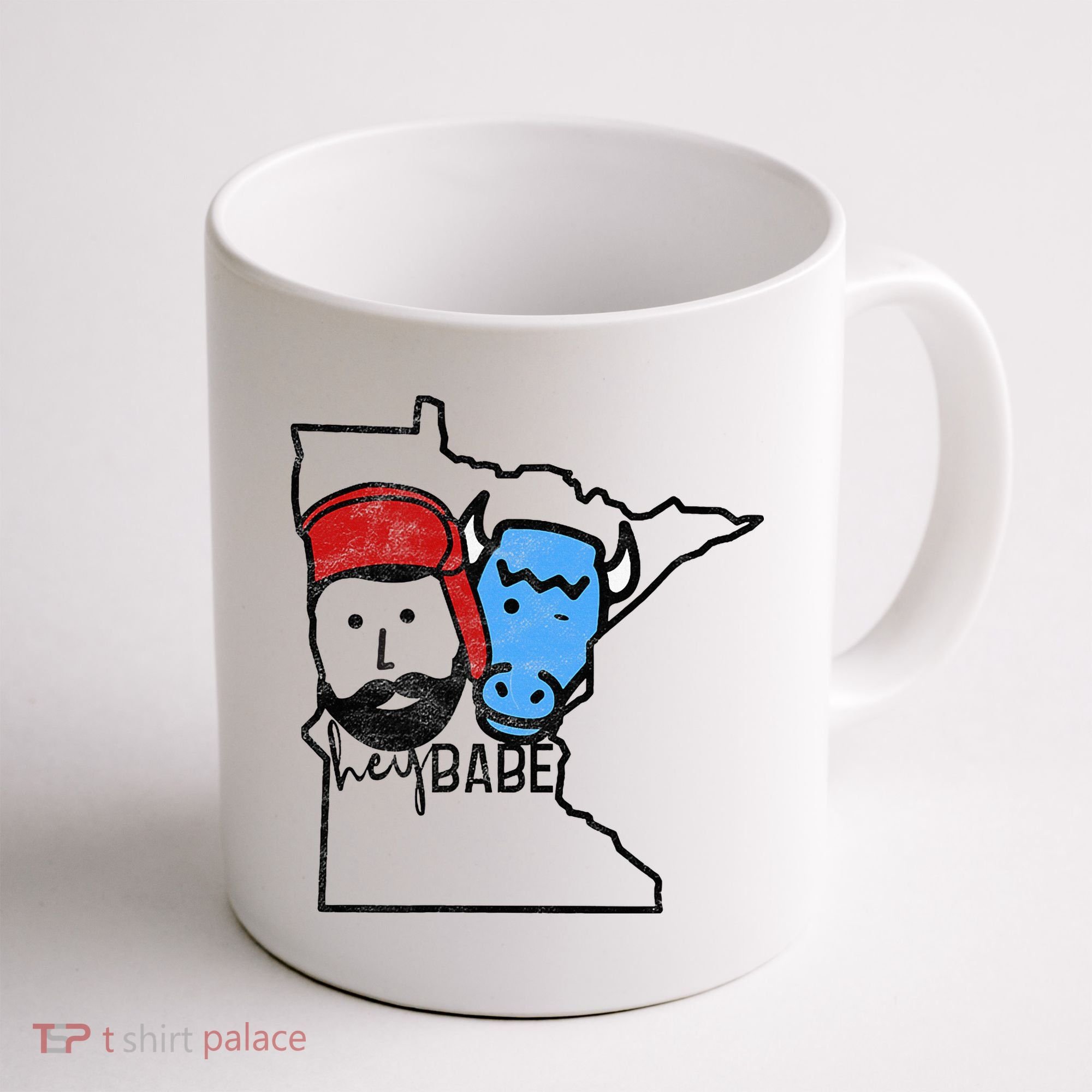 Cute Minnesota Babe Ox Paul Bunyan Coffee Mug