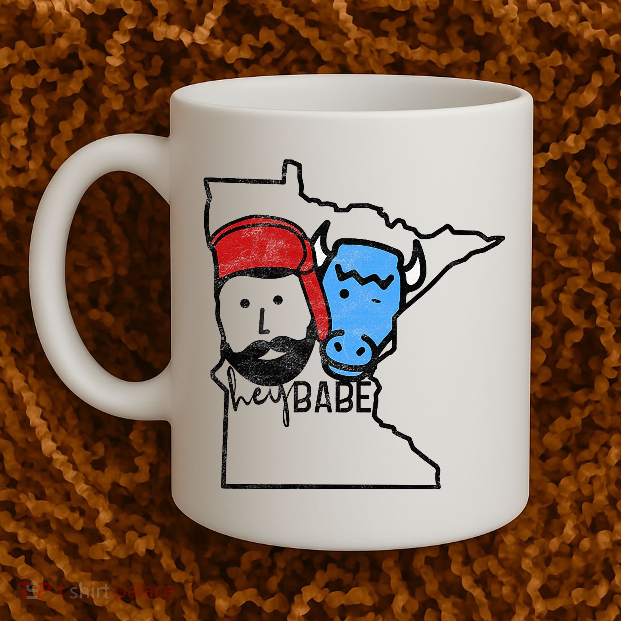 Cute Minnesota Babe Ox Paul Bunyan Coffee Mug
