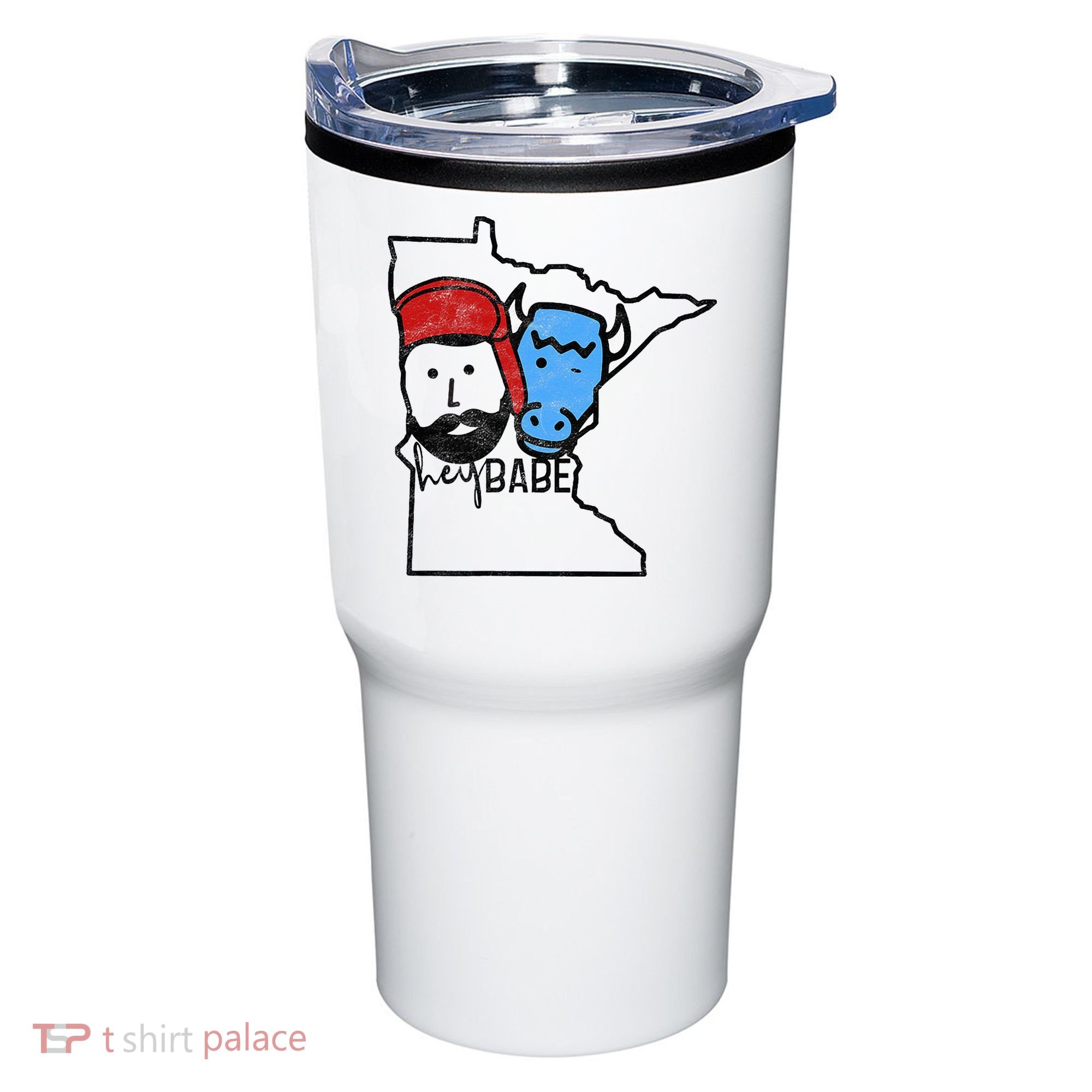 Cute Minnesota Babe Ox Paul Bunyan Tumbler