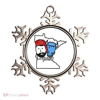 Cute Minnesota Babe Ox Paul Bunyan Ornament