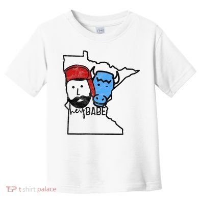Cute Minnesota Babe Ox Paul Bunyan Toddler T-Shirt