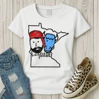 Cute Minnesota Babe Ox Paul Bunyan Women's T-Shirt thumb 3