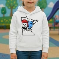 Cute Minnesota Babe Ox Paul Bunyan Kids Hoodie thumb 3