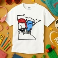 Cute Minnesota Babe Ox Paul Bunyan Kids T-Shirt thumb 3