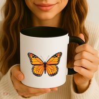 Cute Monarch Butterfly Coffee Mug thumb 3