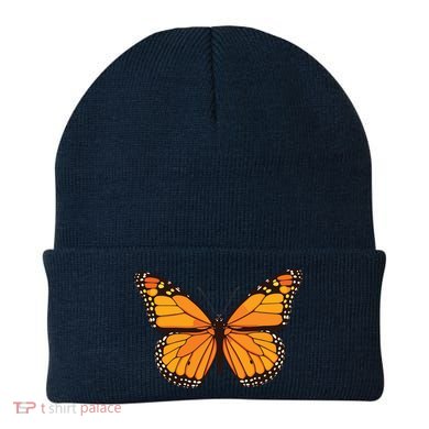 Cute Monarch Butterfly Beanie