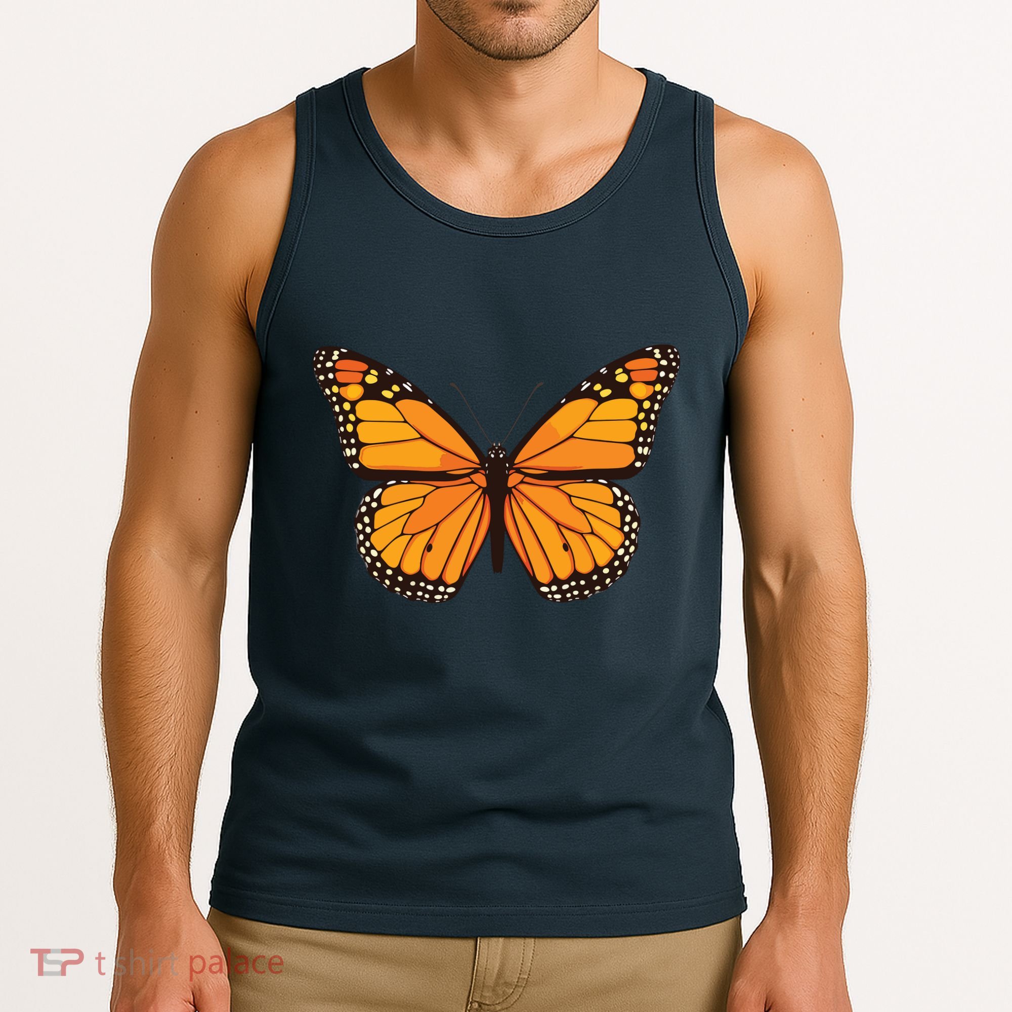Cute Monarch Butterfly Tank Top