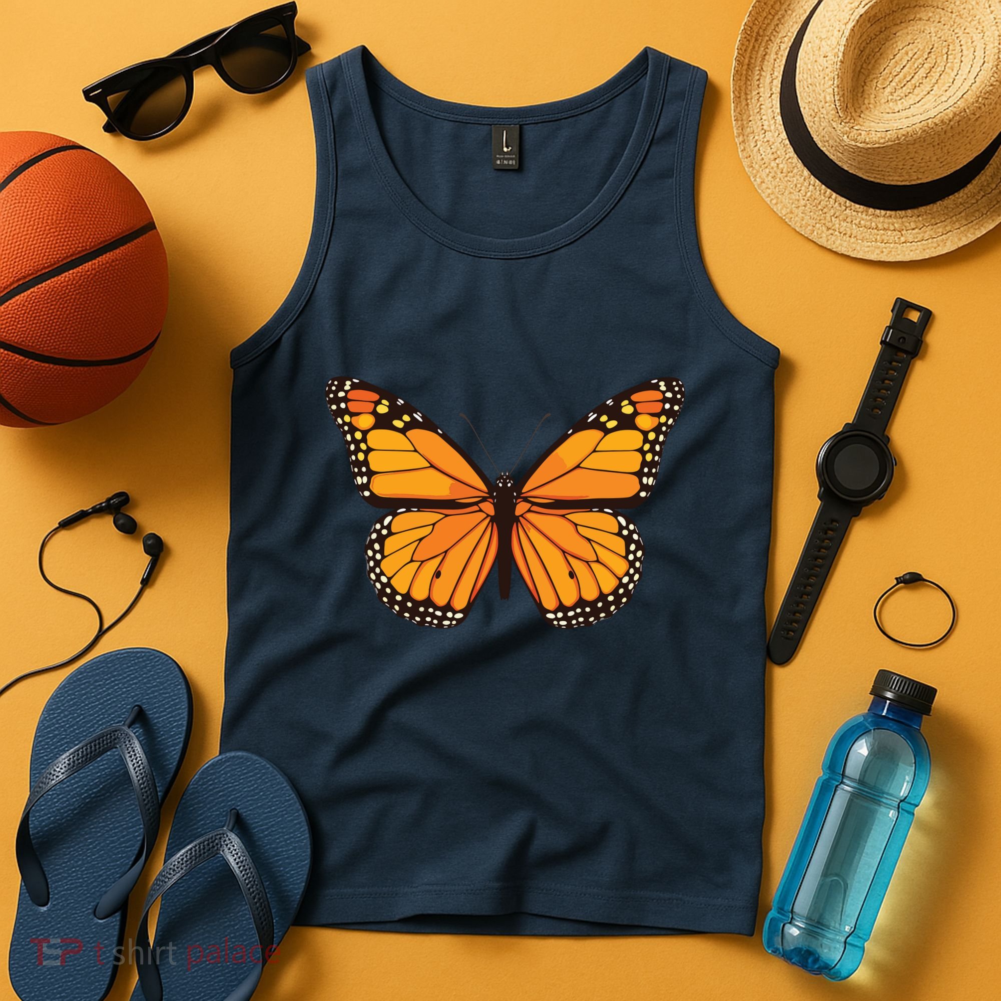 Cute Monarch Butterfly Tank Top