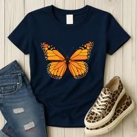 Cute Monarch Butterfly Women's T-Shirt thumb 3