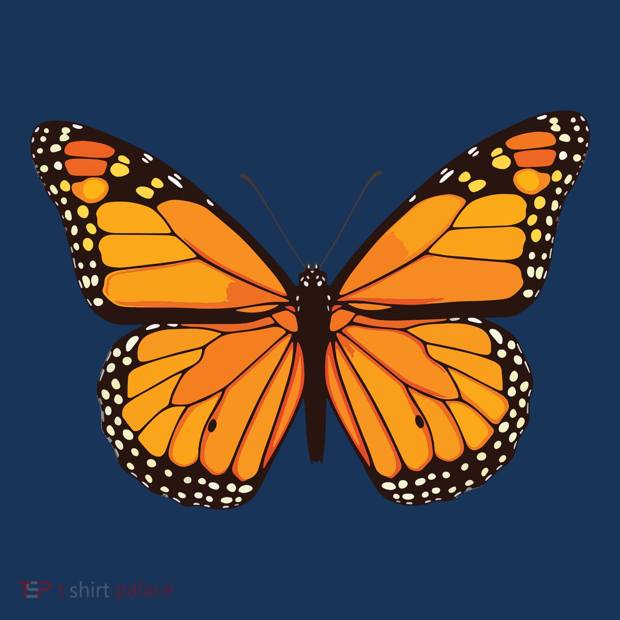 Cute Monarch Butterfly Tote Bag