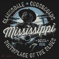 Clarksdale Mississippi Birthplace Of The Blues T-Shirt thumb 7