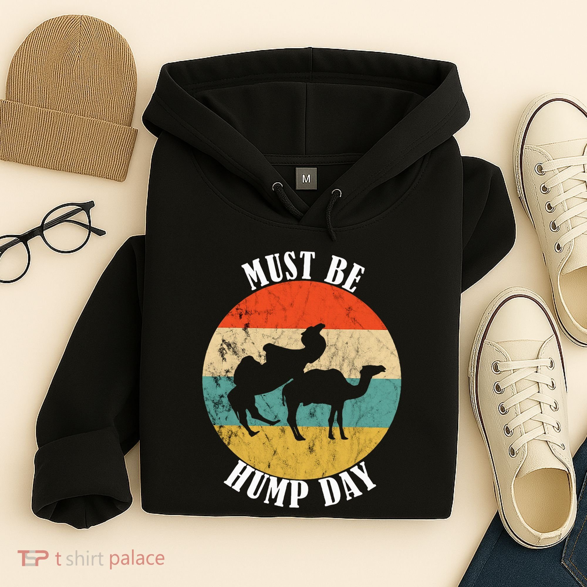 Camel Must Be Hump Day Retro Funny Hump Day Camel Hoodie