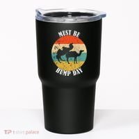 Camel Must Be Hump Day Retro Funny Hump Day Camel Tumbler thumb 0