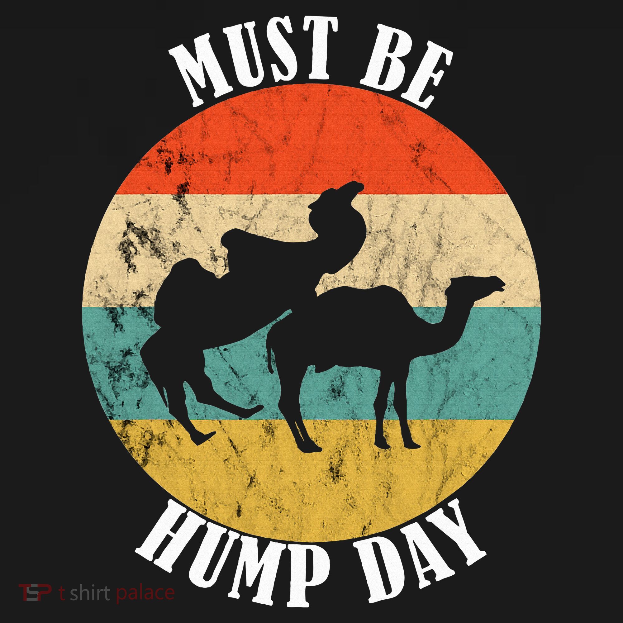 Camel Must Be Hump Day Retro Funny Hump Day Camel Mousepad