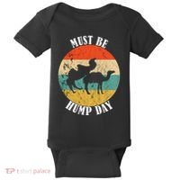 Camel Must Be Hump Day Retro Funny Hump Day Camel Baby Bodysuit thumb 0