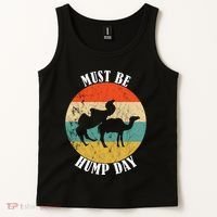 Camel Must Be Hump Day Retro Funny Hump Day Camel Tank Top thumb 2