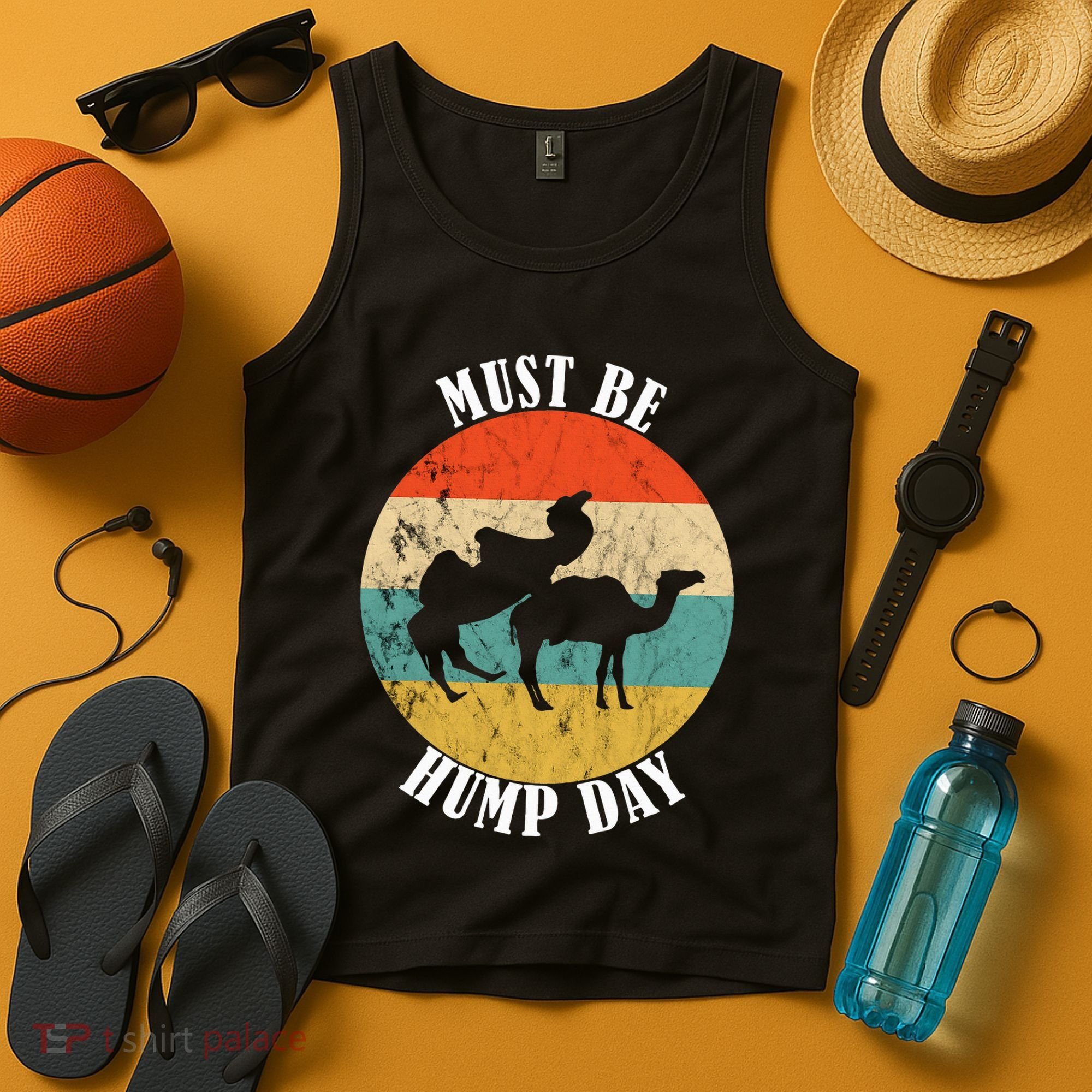 Camel Must Be Hump Day Retro Funny Hump Day Camel Tank Top