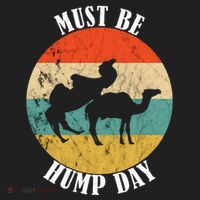 Camel Must Be Hump Day Retro Funny Hump Day Camel Golf Towel thumb 3