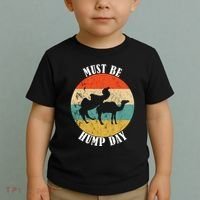 Camel Must Be Hump Day Retro Funny Hump Day Camel Toddler T-Shirt thumb 2