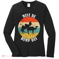 Camel Must Be Hump Day Retro Funny Hump Day Camel Women's Long Sleeve Shirt thumb 0