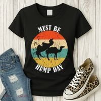 Camel Must Be Hump Day Retro Funny Hump Day Camel Women's T-Shirt thumb 3