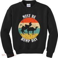 Camel Must Be Hump Day Retro Funny Hump Day Camel Kids Sweatshirt thumb 0