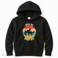 Camel Must Be Hump Day Retro Funny Hump Day Camel Kids Hoodie thumb 0