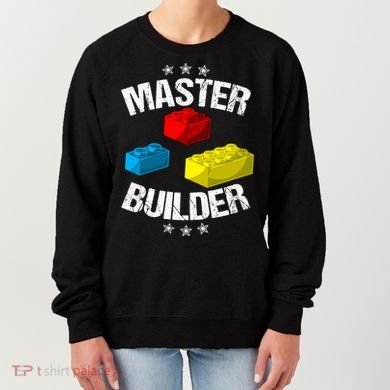 Cool Master Builder Funny Building Blocks Gift Men Women Gift Women's Sweatshirt