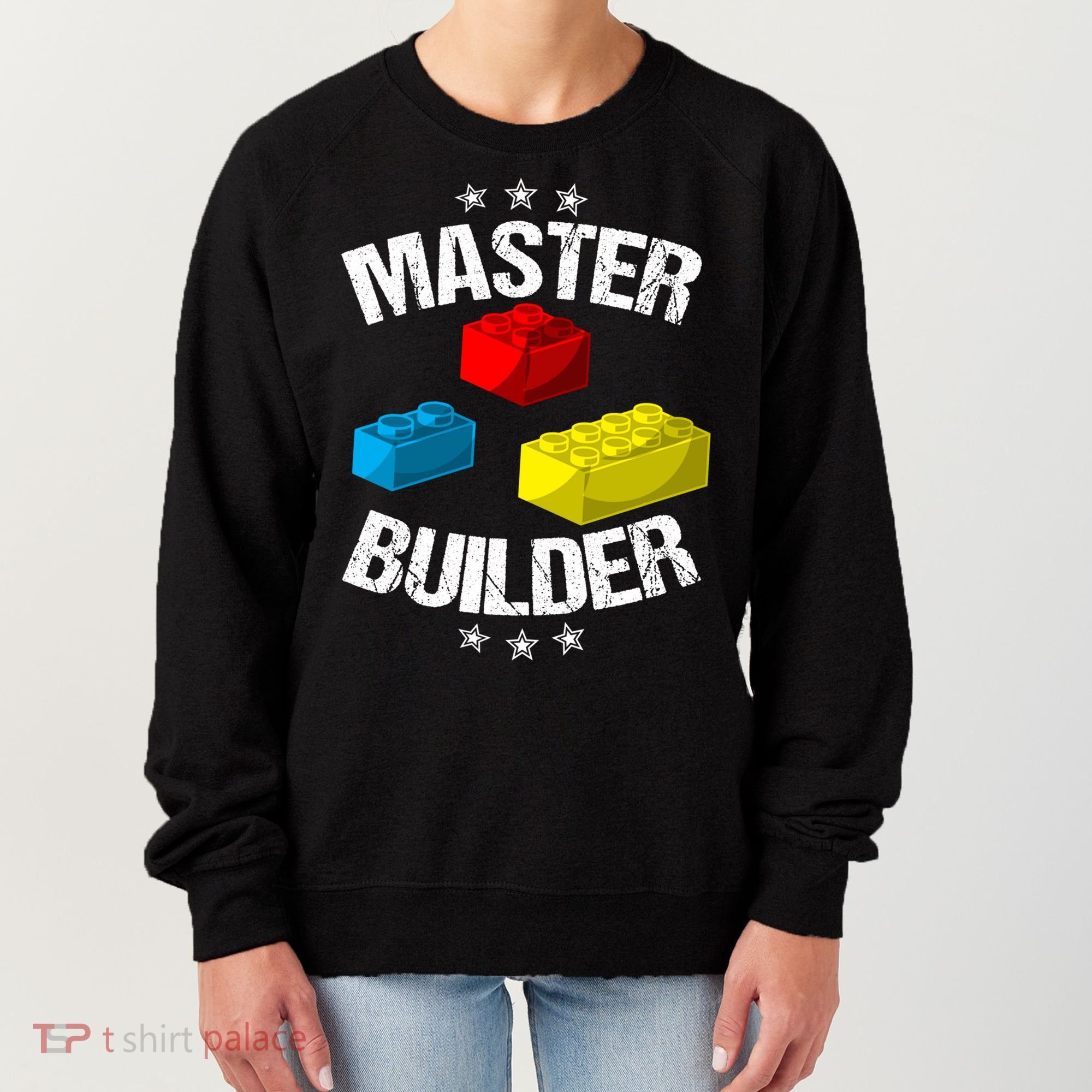 Cool Master Builder Funny Building Blocks Gift Men Women Gift Women's Sweatshirt