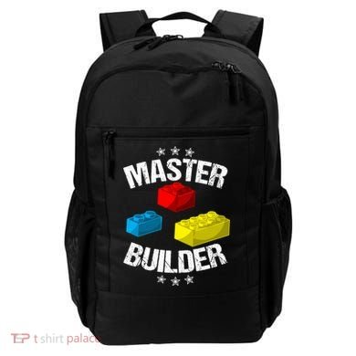 Cool Master Builder Funny Building Blocks Gift Men Women Gift Backpack