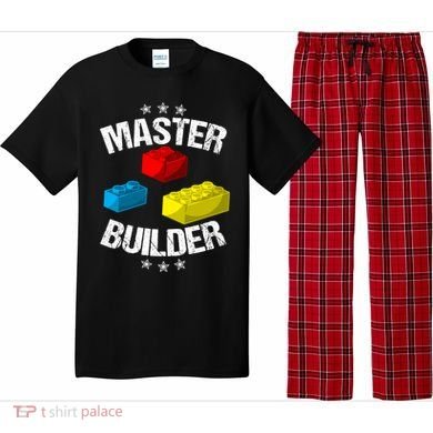 Cool Master Builder Funny Building Blocks Gift Men Women Gift Pajama Set