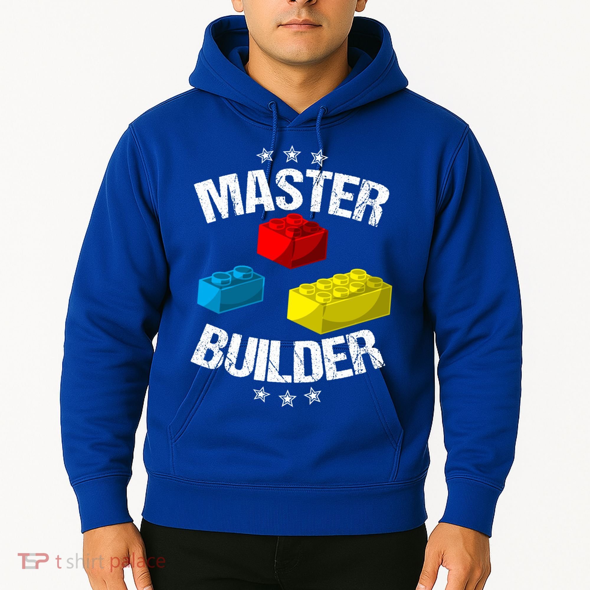 Cool Master Builder Funny Building Blocks Gift Men Women Gift Hoodie
