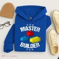 Cool Master Builder Funny Building Blocks Gift Men Women Gift Hoodie thumb 4