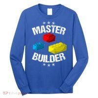 Cool Master Builder Funny Building Blocks Gift Men Women Gift Long Sleeve Shirt thumb 0