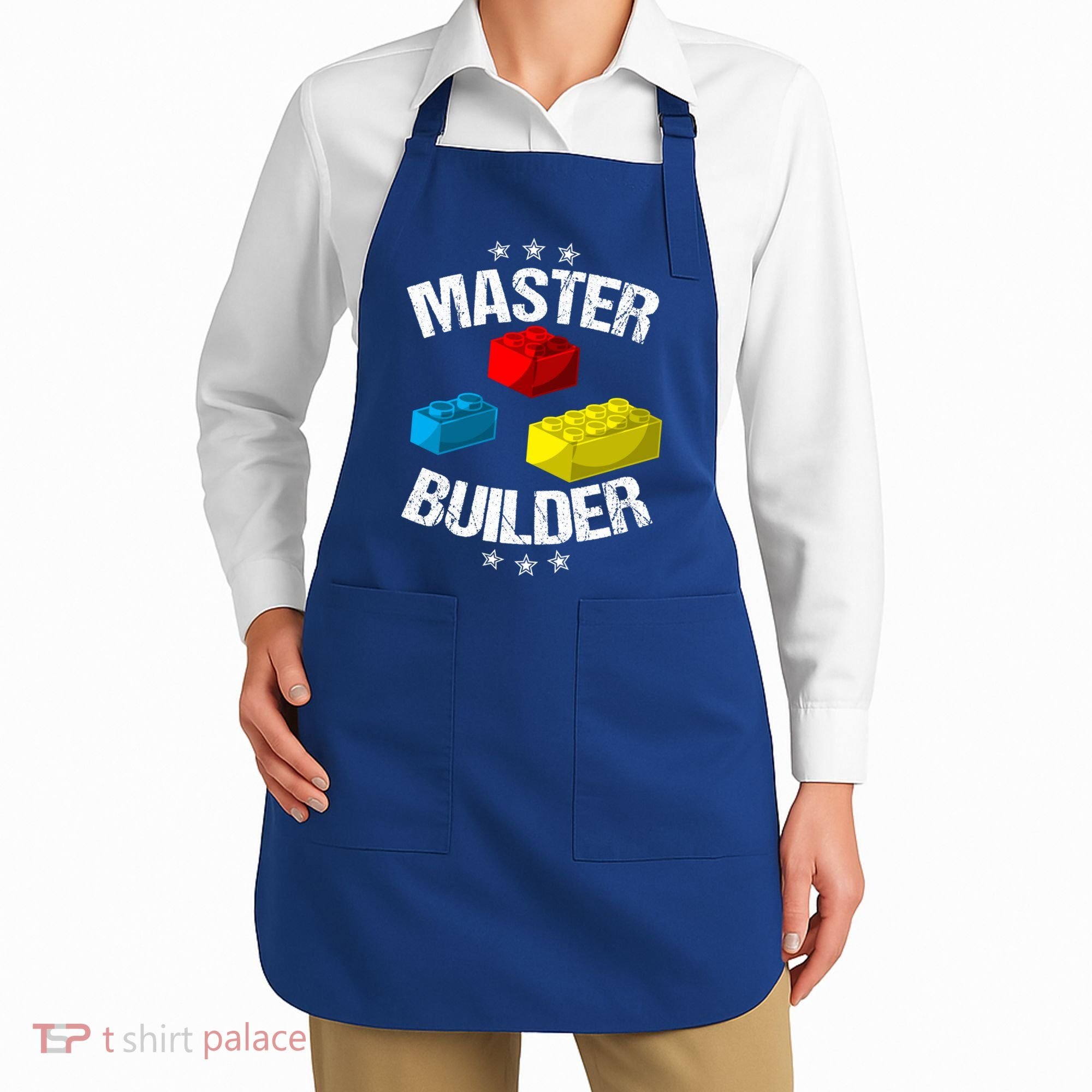 Cool Master Builder Funny Building Blocks Gift Men Women Gift Apron
