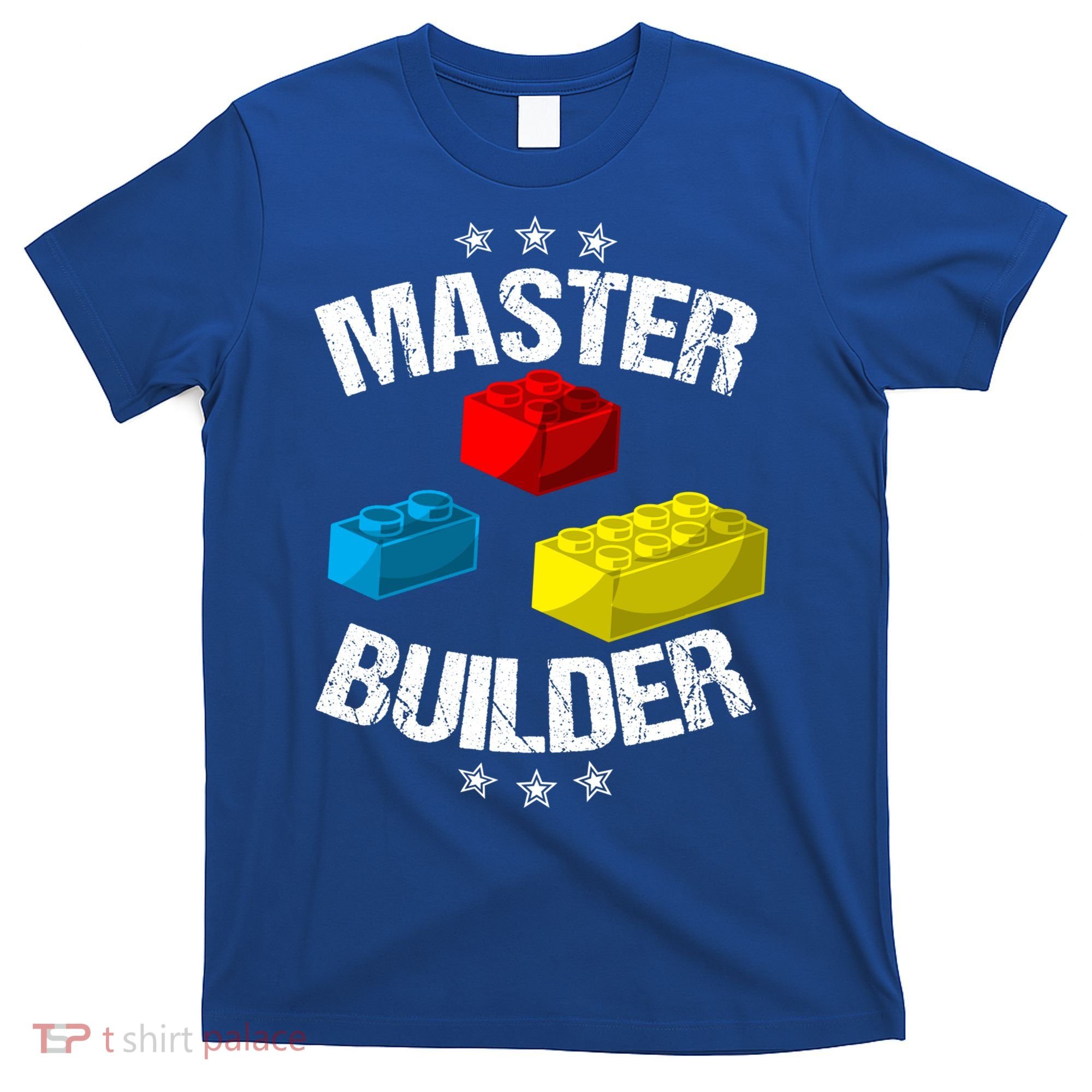 Cool Master Builder Funny Building Blocks Gift Men Women Gift T-Shirt