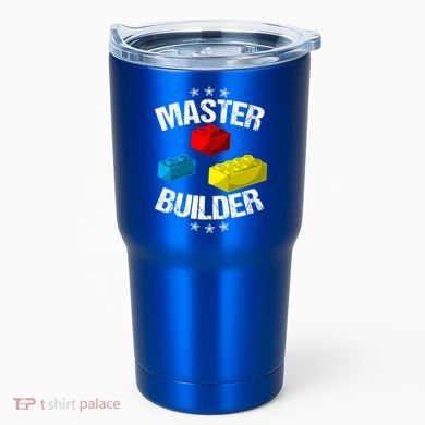 Cool Master Builder Funny Building Blocks Gift Men Women Gift Tumbler