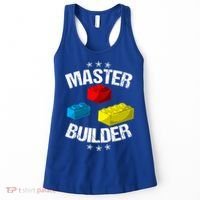 Cool Master Builder Funny Building Blocks Gift Men Women Gift Women's Tank Top thumb 0