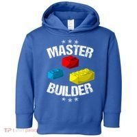 Cool Master Builder Funny Building Blocks Gift Men Women Gift Toddler Hoodie thumb 0