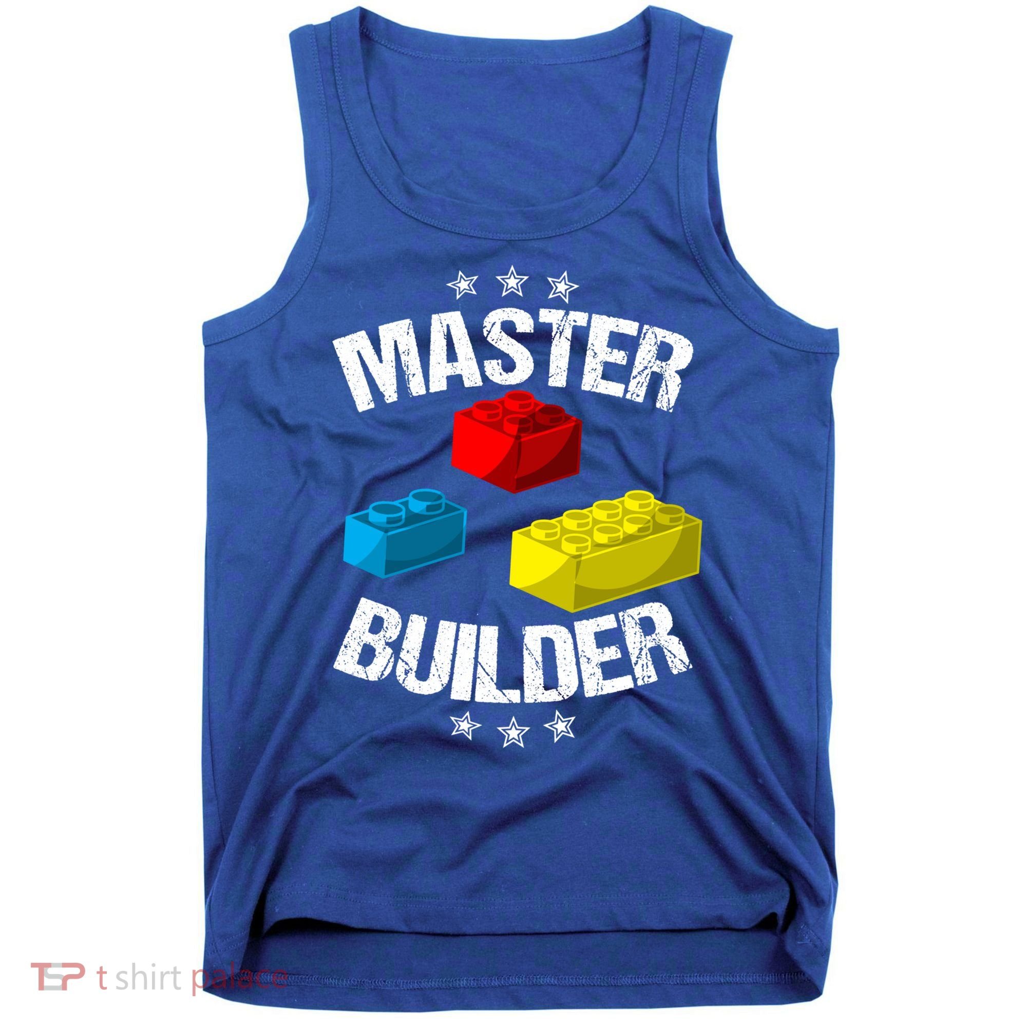 Cool Master Builder Funny Building Blocks Gift Men Women Gift Tank Top