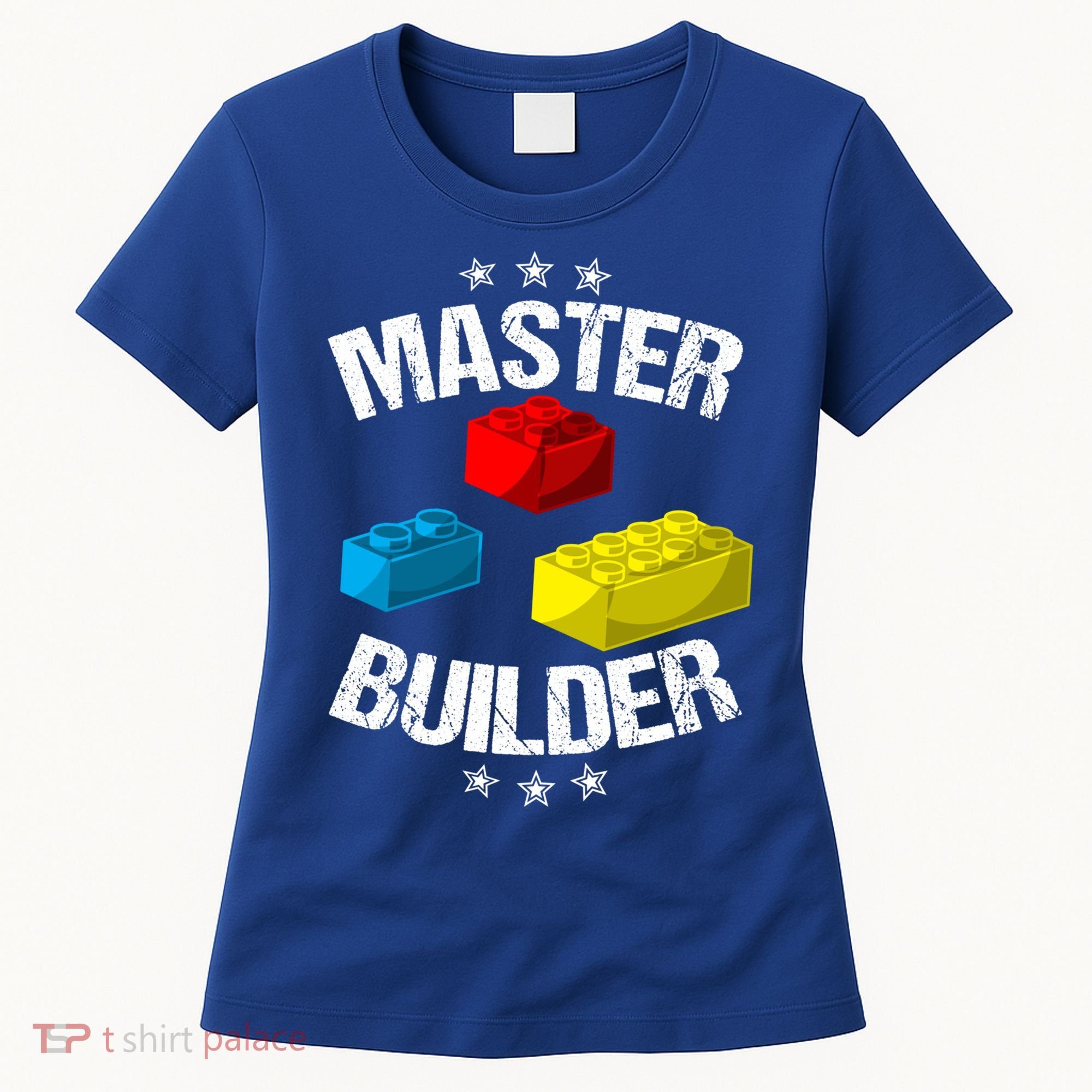 Cool Master Builder Funny Building Blocks Gift Men Women Gift Women's T-Shirt