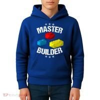 Cool Master Builder Funny Building Blocks Gift Men Women Gift Kids Hoodie thumb 4