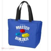 Cool Master Builder Funny Building Blocks Gift Men Women Gift Tote Bag thumb 3