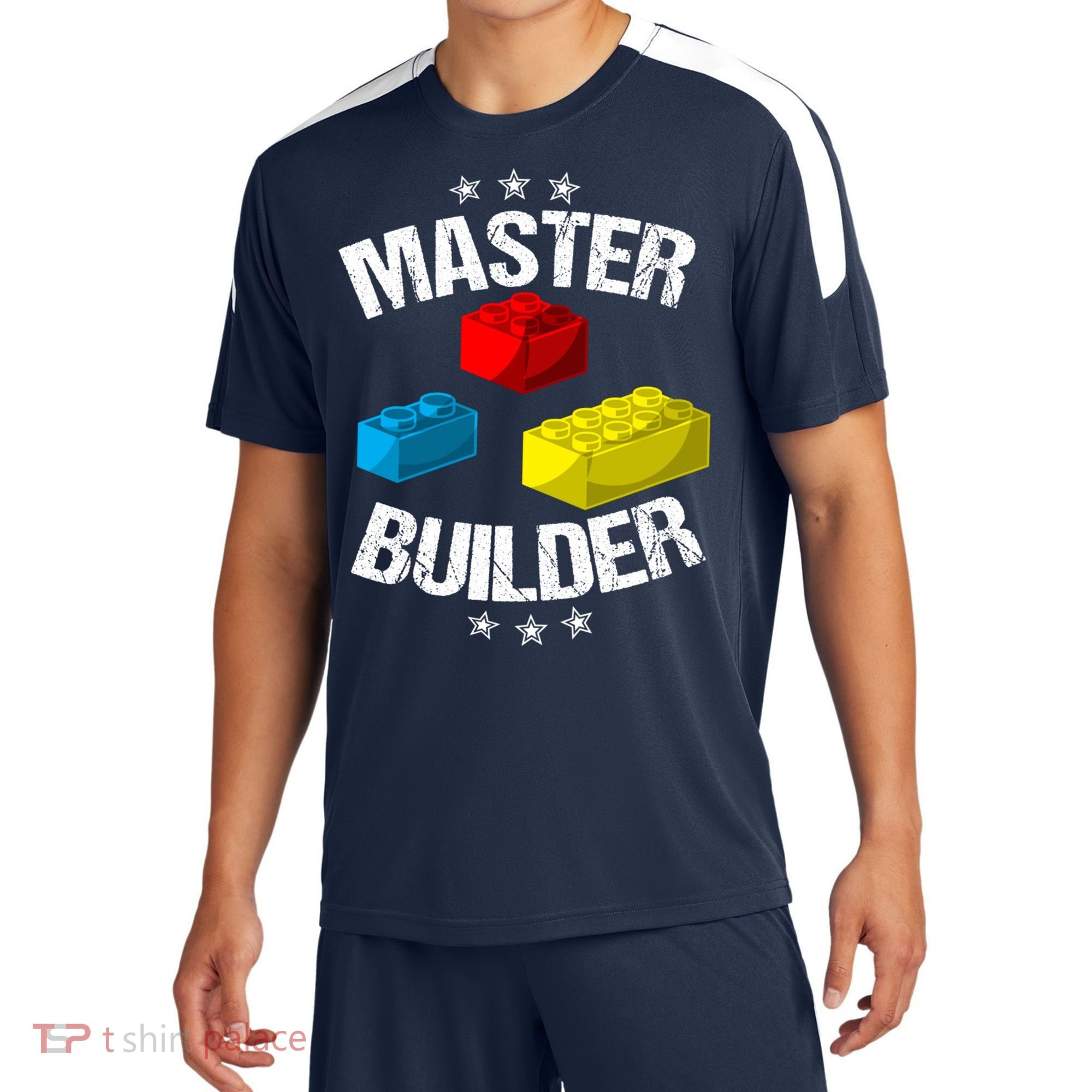 Cool Master Builder Funny Building Blocks Gift Men Women Gift Sport-Tek Competitor United Soccer Jersey