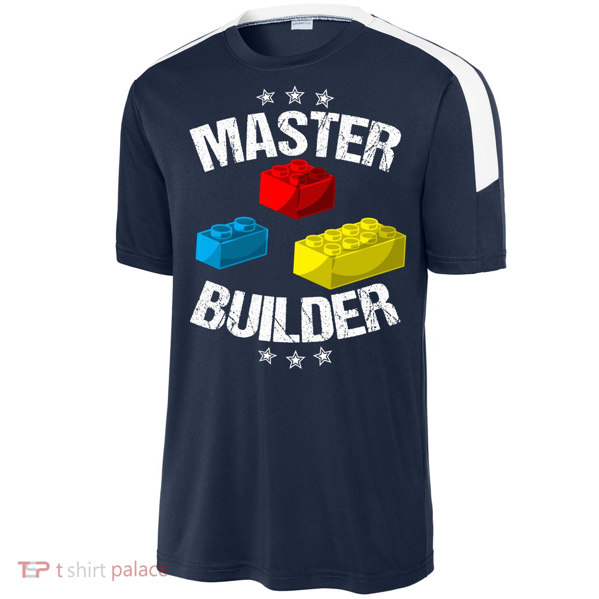 Cool Master Builder Funny Building Blocks Gift Men Women Gift Sport-Tek Competitor United Soccer Jersey
